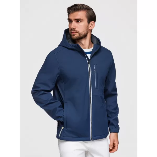  Muška softshell jakna OMBRE OM-JANP-0292 TAMNOPLAVA 