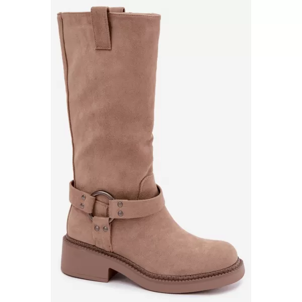  Ženske čizme BOTO LQ-163 KAKI 