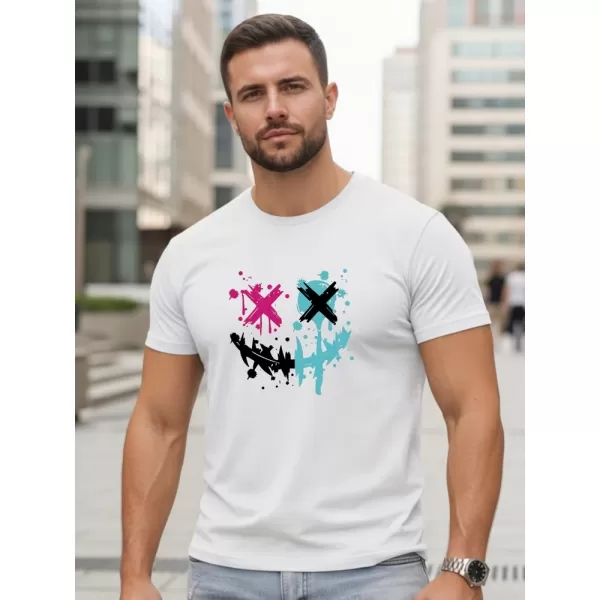  Muška majica kratkih rukava DSTREET NX5100R-WH BIJELA 