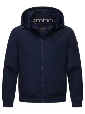 Muška jakna OMBRE C585 TAMNOPLAVA