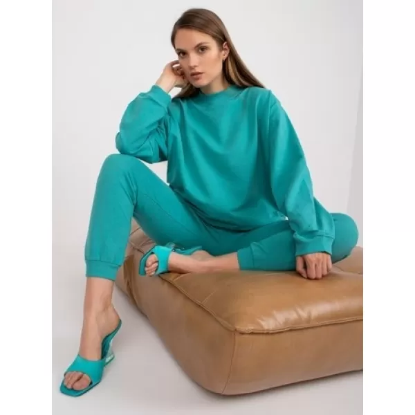  Ženski sweatshirt BASIC FEEL GOOD AP-BL-A-R001 TIRKIZ 