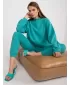 Ženski sweatshirt BASIC FEEL GOOD AP-BL-A-R001 TIRKIZ