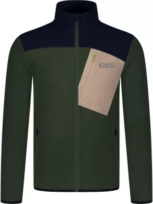 Muški lagani sweatshirt od flisa NORDBLANC CRACKLE NBSFM8373 ZELENA
