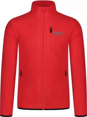 Muški lagani sweatshirt od flisa NORDBLANC QUARRY NBSFM8372 CRVENA