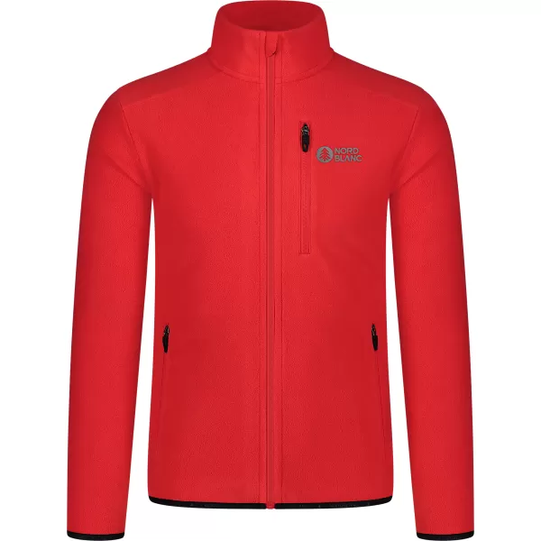  Muški lagani sweatshirt od flisa NORDBLANC QUARRY NBSFM8372 CRVENA 