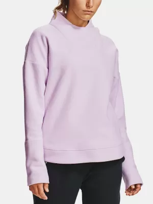 Ženski sweatshirt UNDER ARMOUR RECOVER FLEECE WRAP NECK 1356347-570 LJUBIČASTA