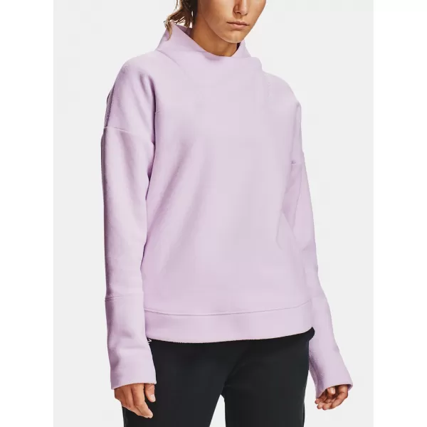  Ženski sweatshirt UNDER ARMOUR RECOVER FLEECE WRAP NECK 1356347-570 LJUBIČASTA 