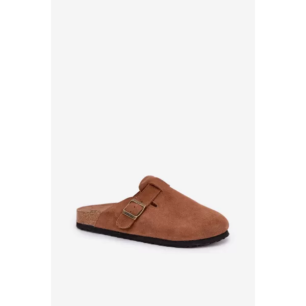  Ženske papuče BIG STAR SHOES RR274A387 SMEĐA/BEŽ 