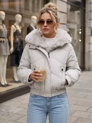 Ženska jakna DSTREET TY6008 BIJELA