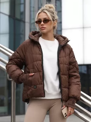 Ženska jakna DSTREET TY5760 SMEĐA