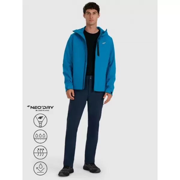  Muška softshell jakna 4F RAW25TSOFM506 PLAVA 