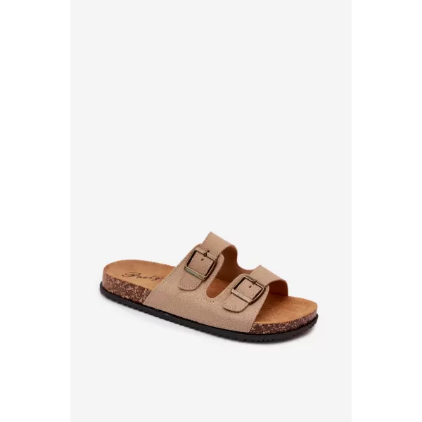  Muške papuče BOTO 56302-11 KAKI 