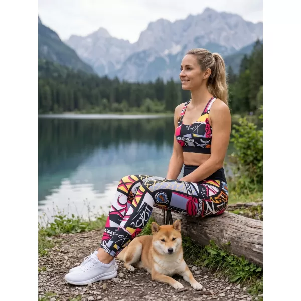  Ženske vrhunske duge funkcionalne tajice (nove veličine) ALTISPORT VOJ/ALW041LEG05 CRNA 