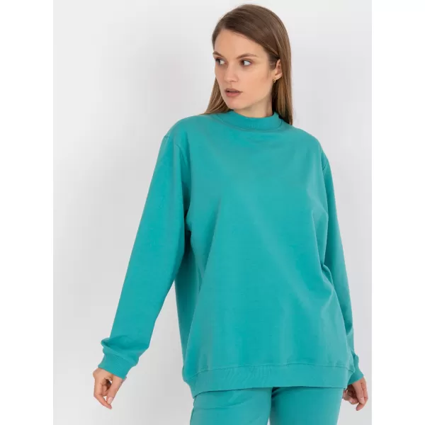  Ženski sweatshirt BASIC FEEL GOOD AP-BL-A-R001 TIRKIZ 