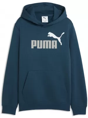 Dječji sweatshirt PUMA ESS 2 COLOR NO. 1 LOGO HOODIE FL B 68582236 PONOĆNI BENZIN