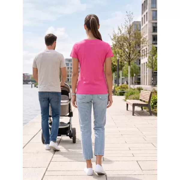  Ženska majica kratkih rukava ALTISPORT NP/ALWST26001 SLATKA RUŽIČASTA 