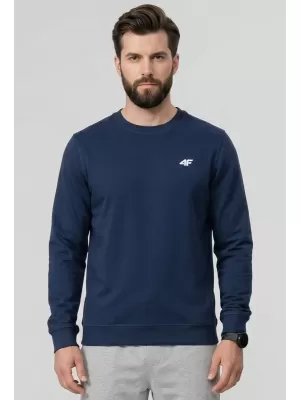 Muški sweatshirt 4F WMM00TSWSM1768 NAVIKE