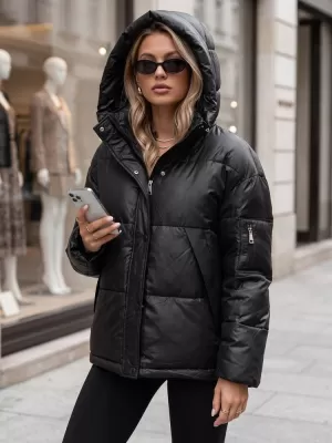 Ženska jakna DSTREET TY5966 CRNA
