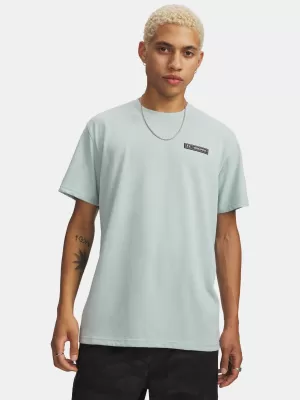Muška majica kratkih rukava UNDER ARMOUR HW ARMOUR LABEL SS 1382831-477 PLAVA