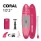 Daska za veslanje AQUA MARINA CORAL 10'2'' MALINA