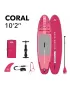 Daska za veslanje AQUA MARINA CORAL 10'2'' MALINA