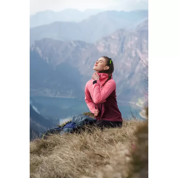  Ženska softshell jakna NORDBLANC BLINK NBSSL8320 RUŽIČASTA 