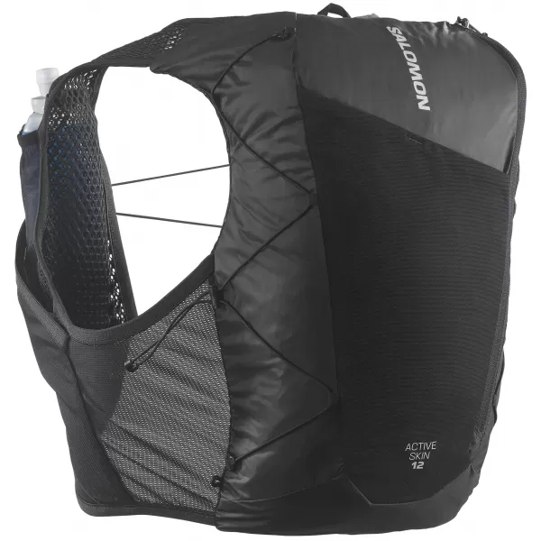  Ruksak SALOMON ACTIVE SKIN 12 LC2177400 CRNO/METALNO 