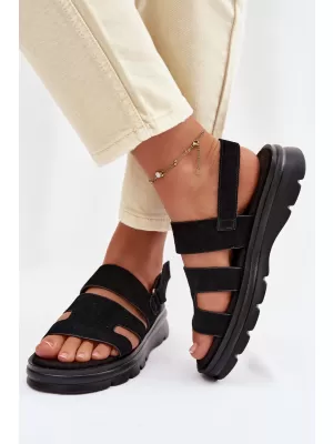 Ženske sandale BIG STAR SHOES TT274484 CRNA