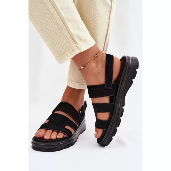  Ženske sandale BIG STAR SHOES TT274484 CRNA 