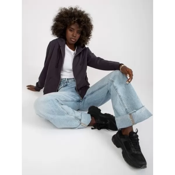  Ženski sweatshirt BASIC FEEL GOOD B-002.10 GRAFIT 