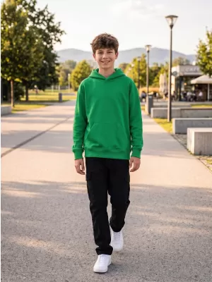 Dječji sweatshirt MALFINI CHILL 423 SREDNJE ZELENA