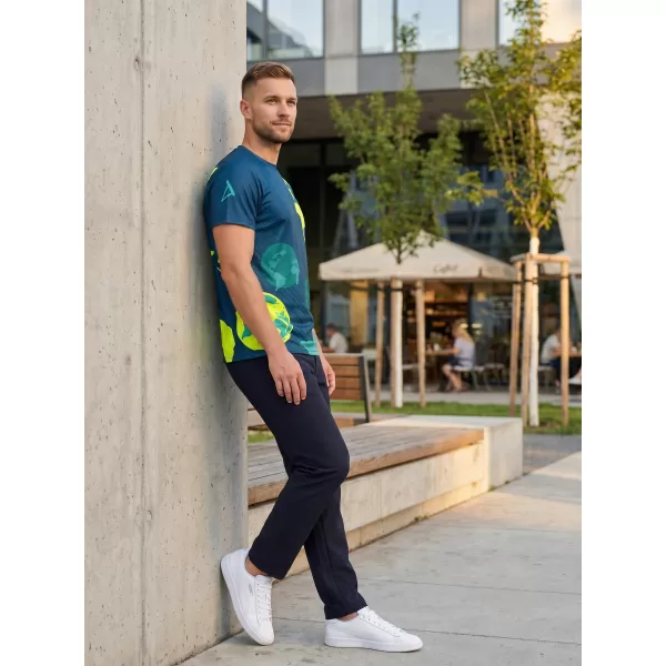  Vrhunska muška košulja za slobodno vrijeme ALTISPORT VOJ/ALM130TR06 TAMNO-FLUO ŽUTA 