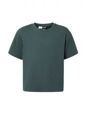 Dječja majica URBAN CLASSICS UCK7169 TAMNOZELENE BOJE