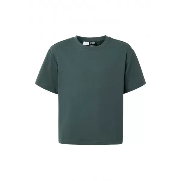  Dječja majica URBAN CLASSICS UCK7169 TAMNOZELENE BOJE 