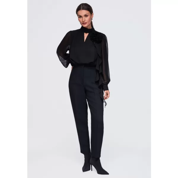  Ženska bluza OMBRE OW-TS-E0085 CRNA 