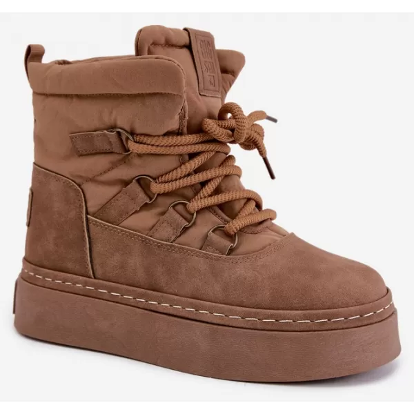  Ženski snjegovići BIG STAR SHOES UU274190 SMEĐA/BEŽ 