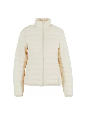 Prošivena ženska jakna URBAN CLASSICS TB8711-02903 BIJELI PIJESAK