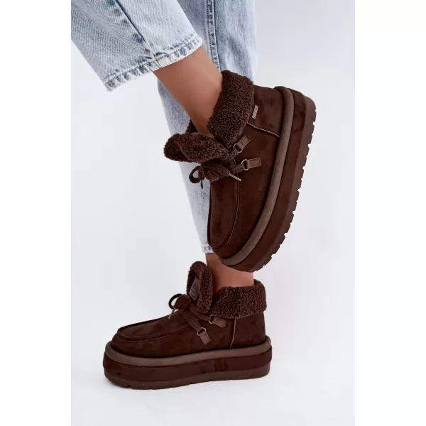  Ženske cipele BIG STAR SHOES UU274214 SMEĐE/BEŽ SJENE 