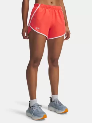 Ženske kratke hlače UNDER ARMOUR UA FLY BY 3'' SHORTS 1382438-690 CRVENA