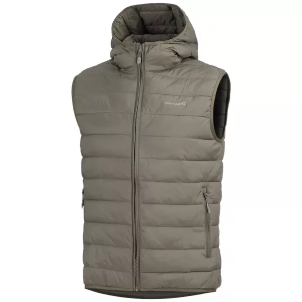  Muški prsluk PENTAGON AURORA 2.0 PUFFER HOODED VEST K04011-2.0 ZELENA 