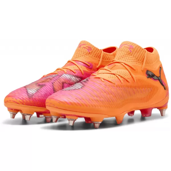  Kopačke PUMA FUTURE 8 ULTIMATE MXSG 108583-03 HEAT FIRE/ GRIJATI VATRA/PUMA CRNA/RAVIŠ 