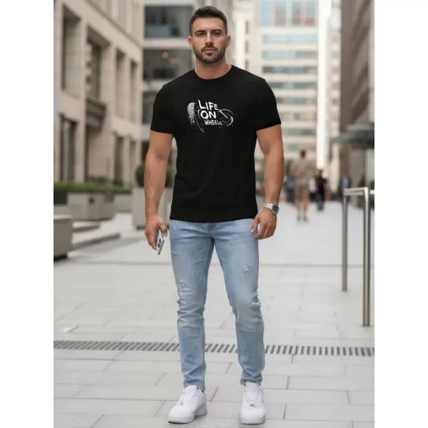  Muška majica kratkih rukava DSTREET NX5016R-BK CRNA 
