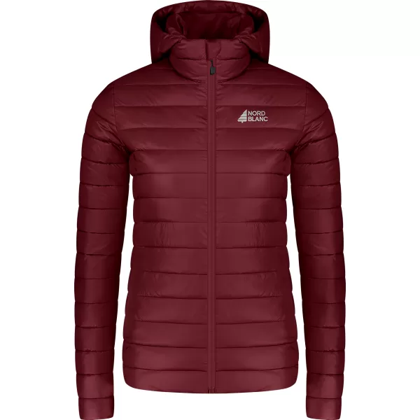  Prošivena ženska jakna NORDBLANC NIMBUS WJL8395 TAMNOCRVENA 