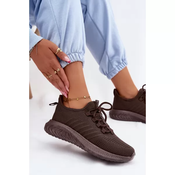  Ženske tenisice BIG STAR SHOES UU274055 SMEĐA/BEŽ 