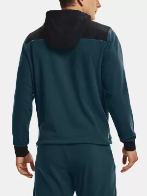 Muški sweatshirt UNDER ARMOUR UA RUSH FLEECE HOODIE 1366177-413 PLAVA