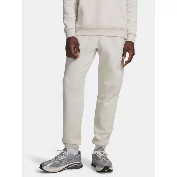  Muške trenirke UNDER ARMOUR ICON FLEECE JOGGER 1373882-110 BIJELA 
