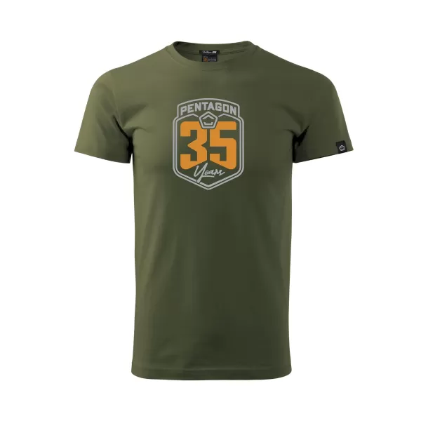  Muška majica kratkih rukava PENTAGON PRIME T-SHIRT ANNIVERSARY K09061-AN ZELENA 