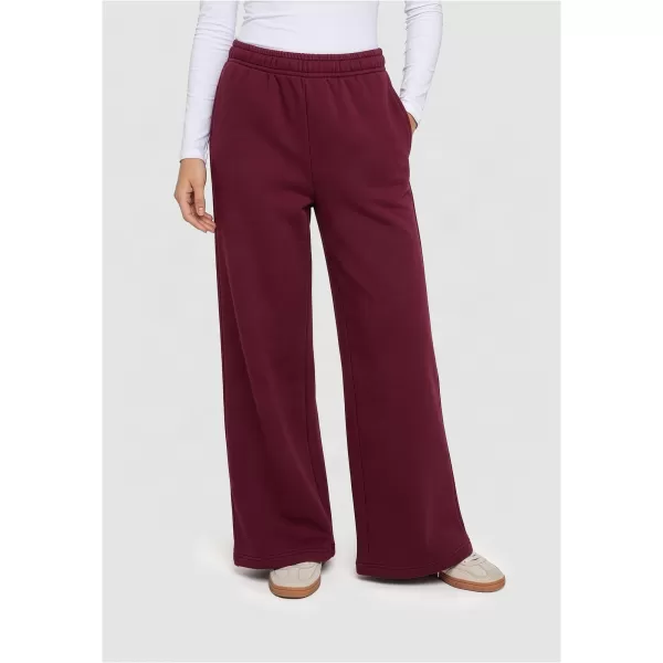  Ženske trenirke URBAN CLASSICS TB8169-00606 TAMNOCRVENA 