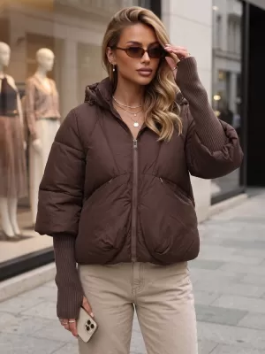 Ženska jakna DSTREET TY5895 SMEĐA