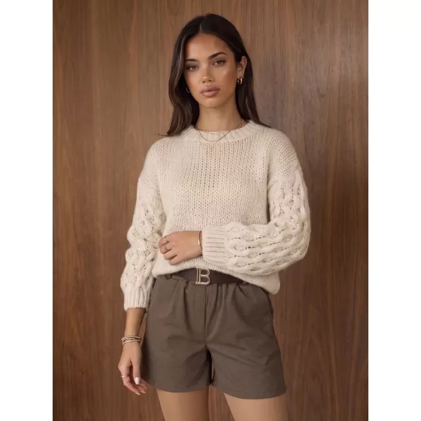  Ženski pulover DSTREET MY2590 BEŽ 